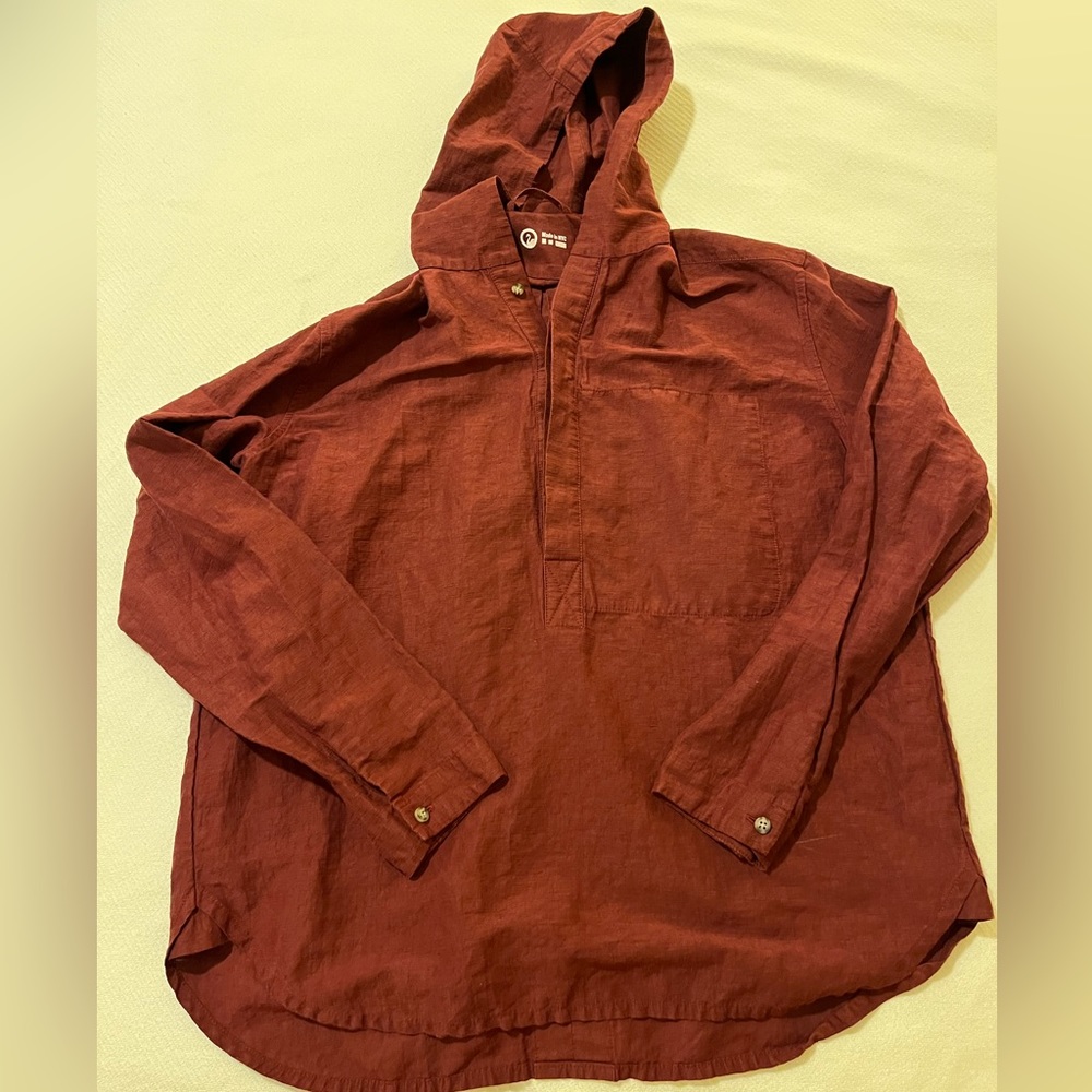 Outlier Injex Hooded Popover - Linen